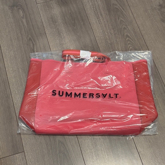 Summersalt Neoprene Bright Tote Beach Bag - Picture 1 of 3
